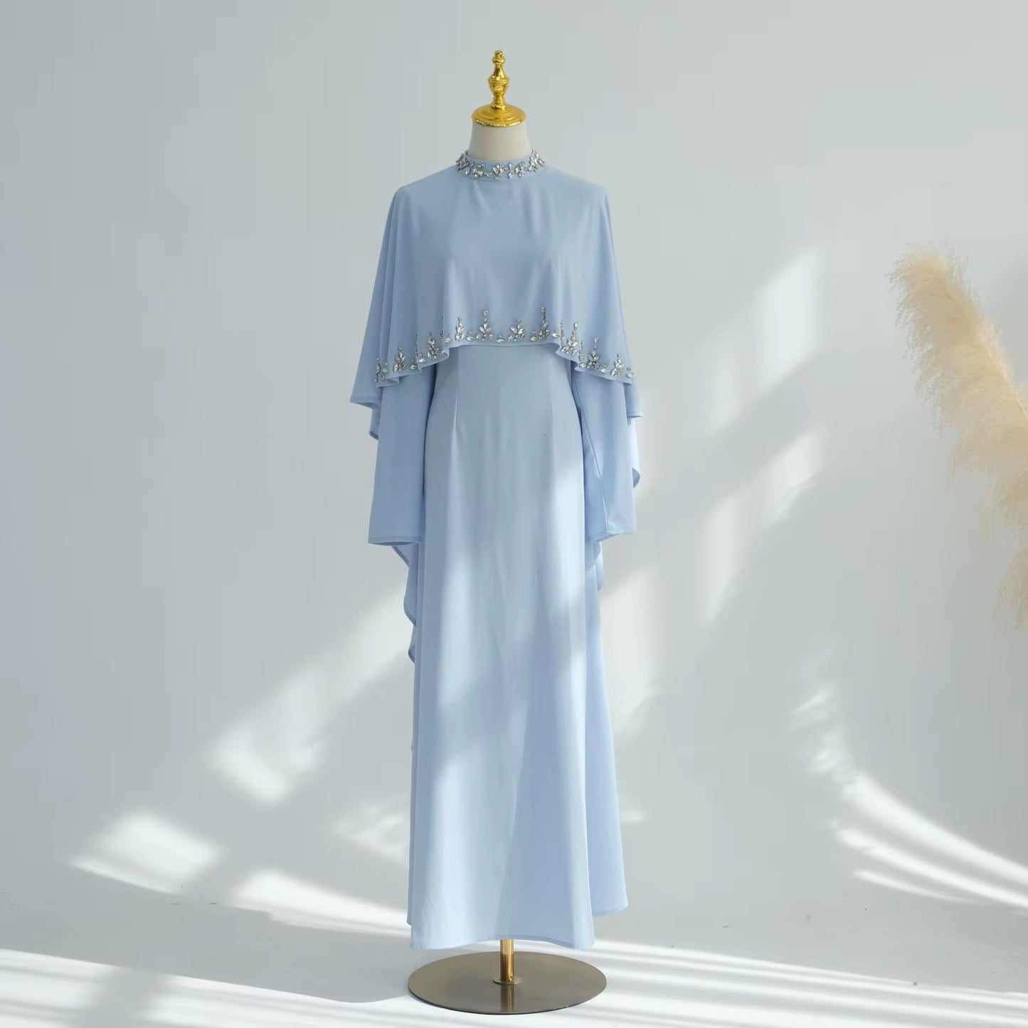 Starry Night Cloak - Gem Lined Dress Set