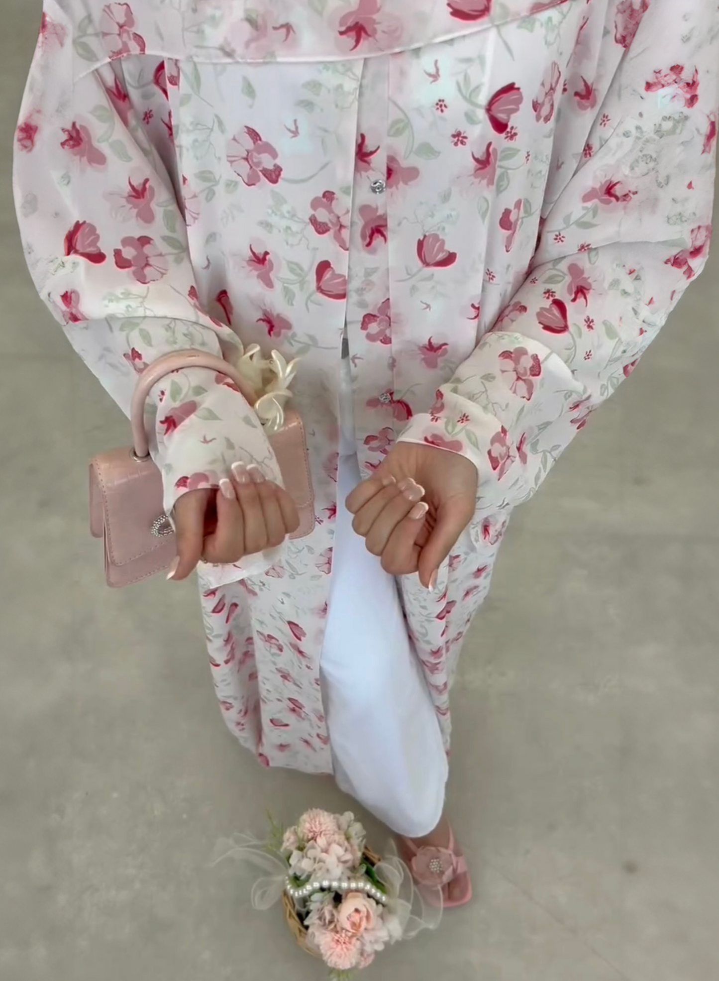Rawdah Floral Abaya