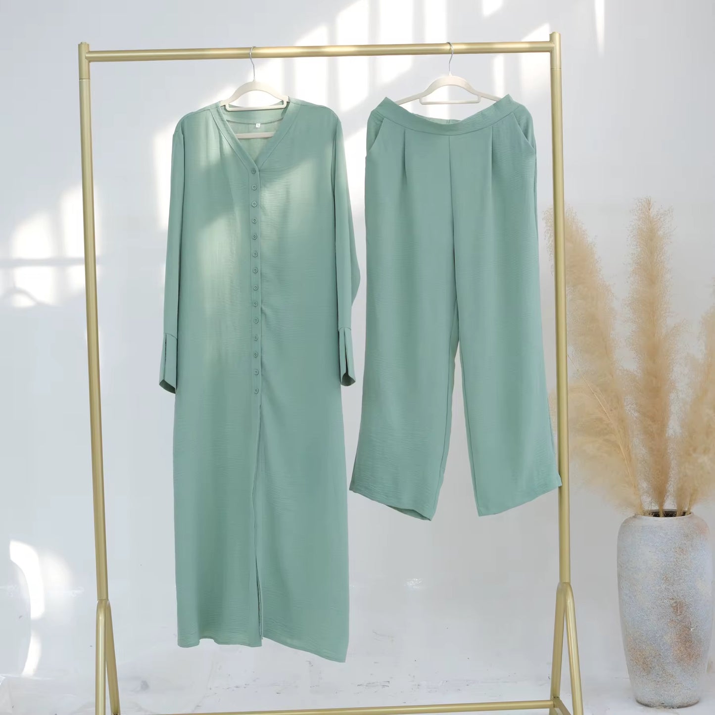 Amani - Button Down Set