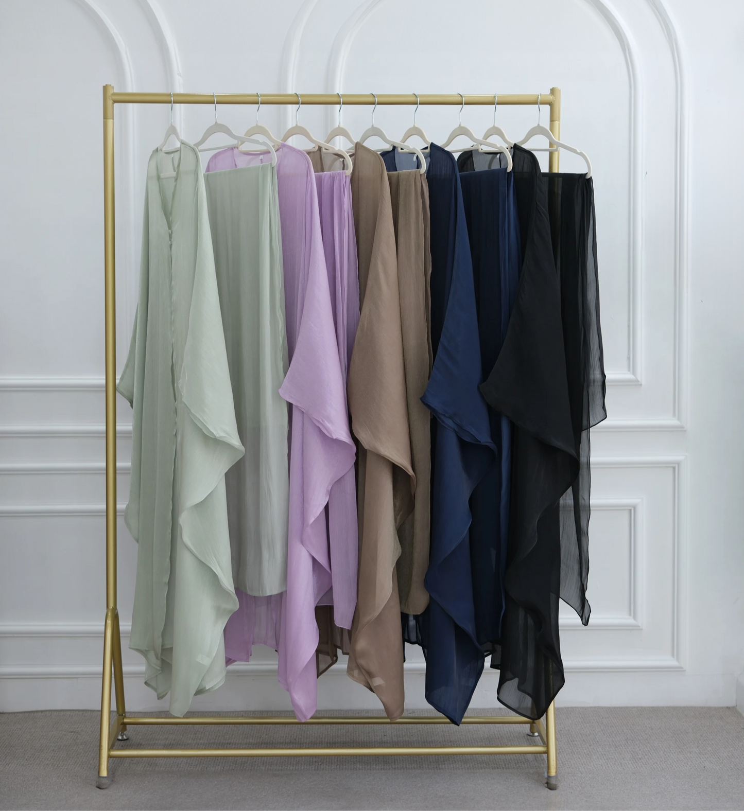 Sahra Organza Open Abaya