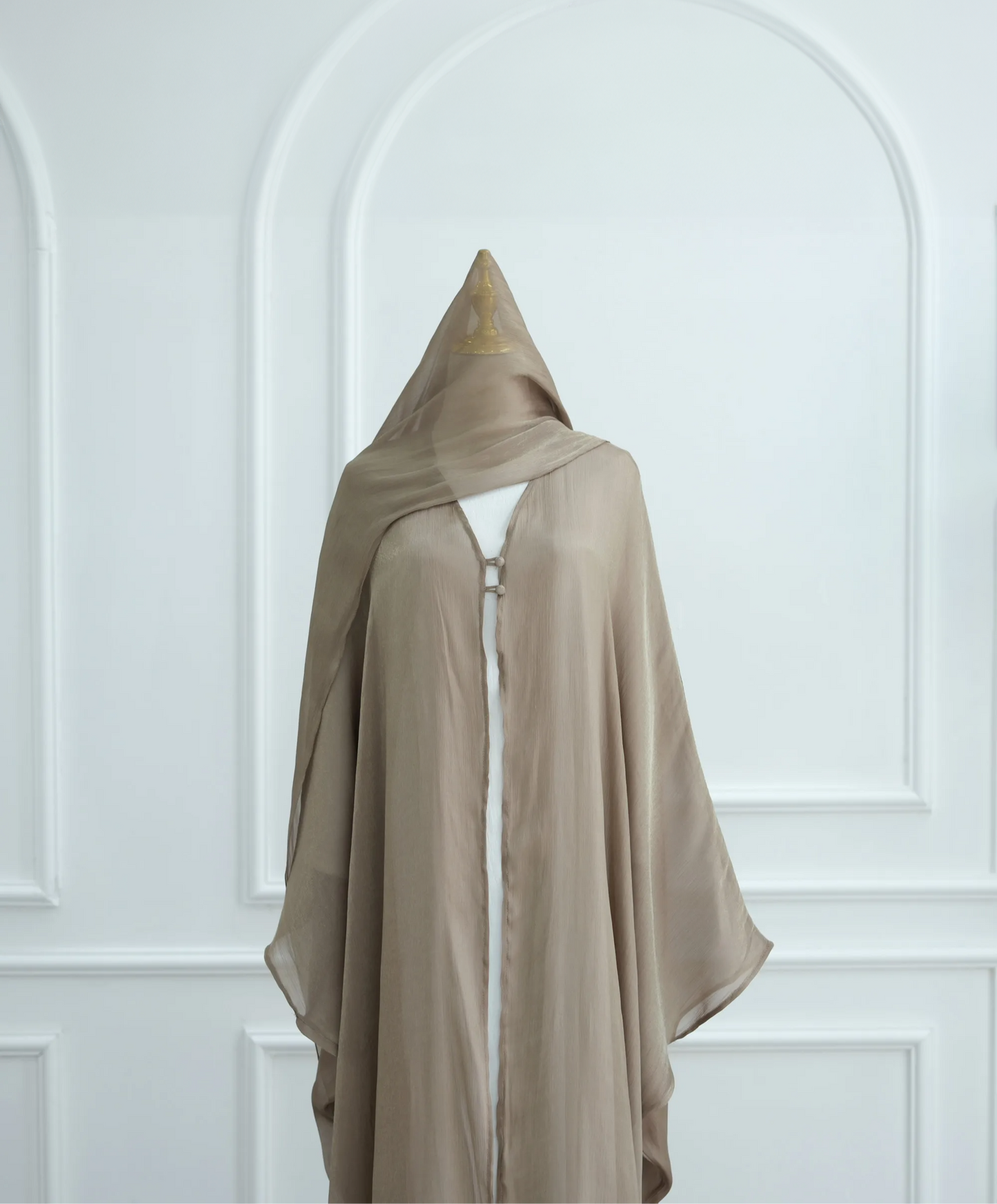 Sahra Organza Open Abaya