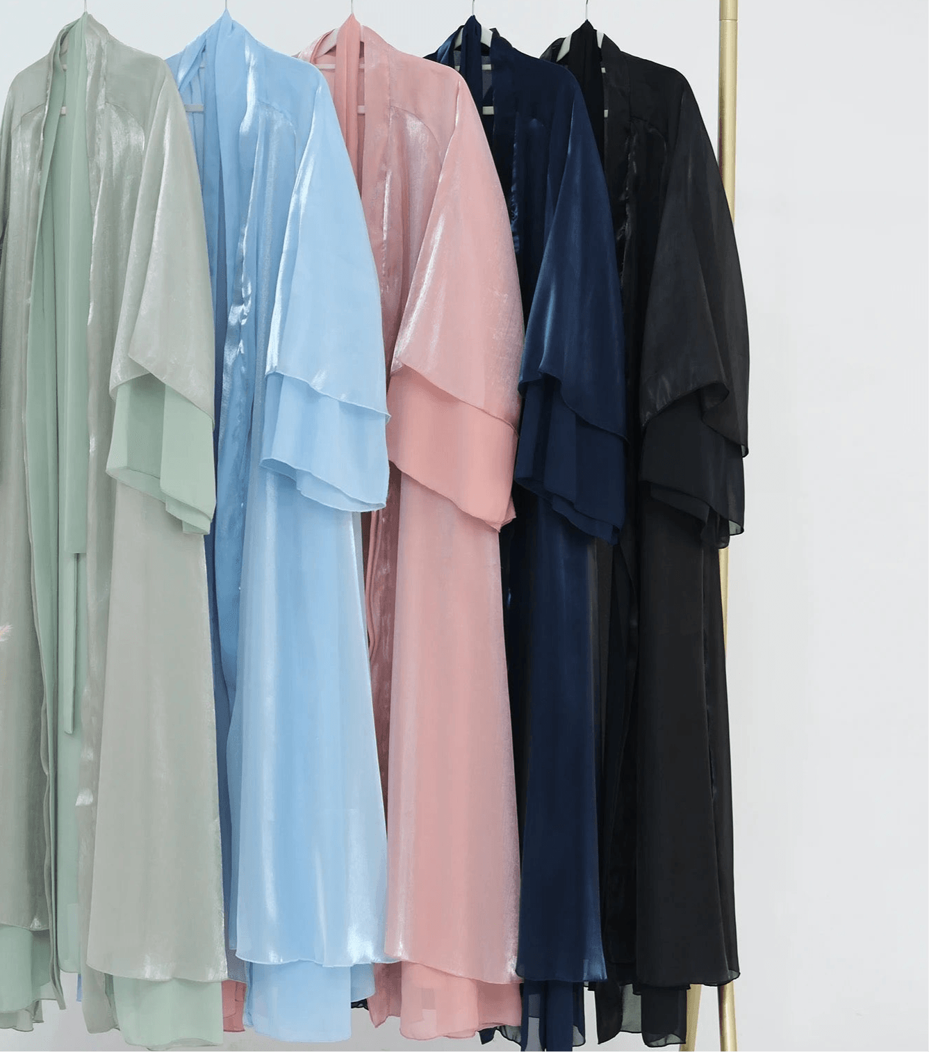 Double Trouble - Reversible Organza Chiffon Abaya