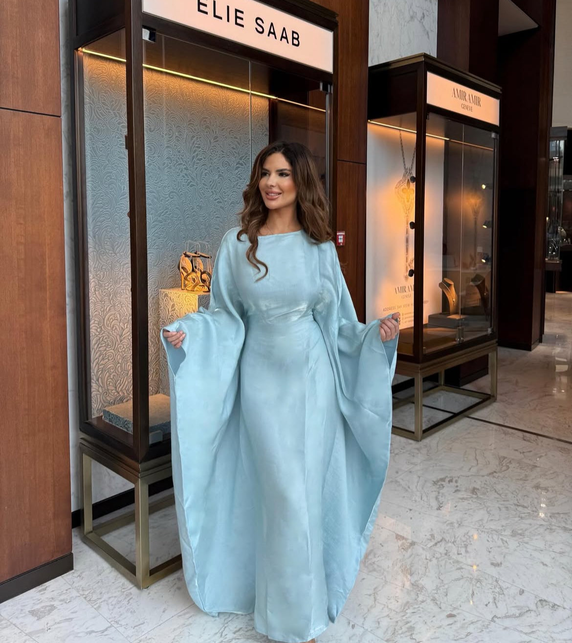Unforgettable - Organza Shimmer Butterfly Kaftan
