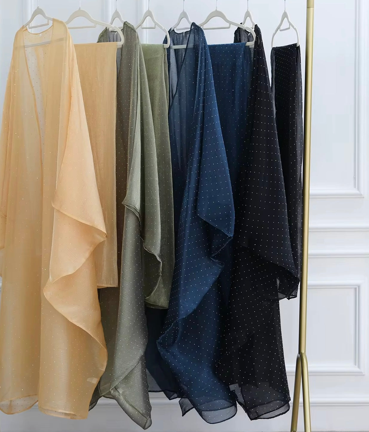Rihla Shimmer Organza Abaya