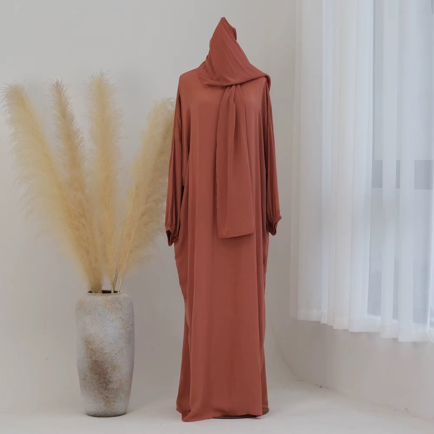 Noor Prayer Abaya With Attached Hijab