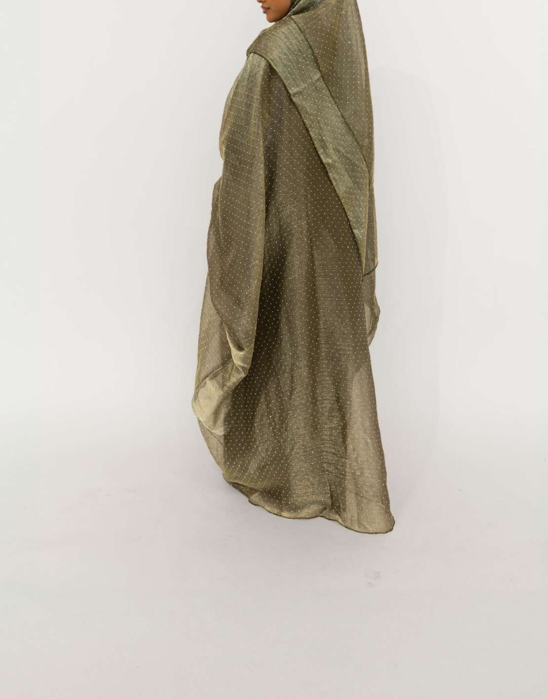 Rihla Shimmer Organza Abaya