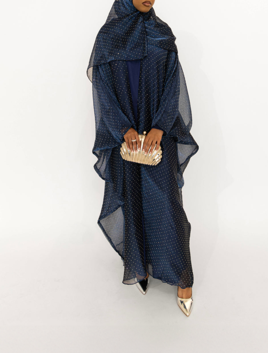 Rihla Shimmer Organza Abaya