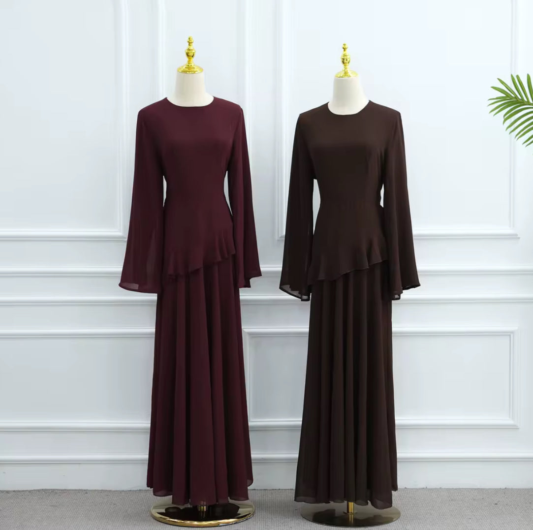 Warda Dress - Top & Bottom Set