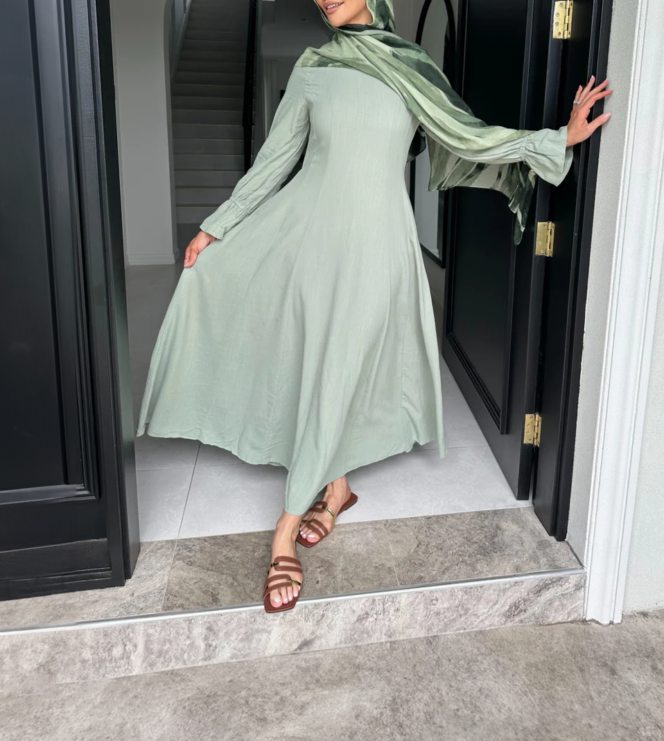 Rima Cinch Waist Maxi Dress