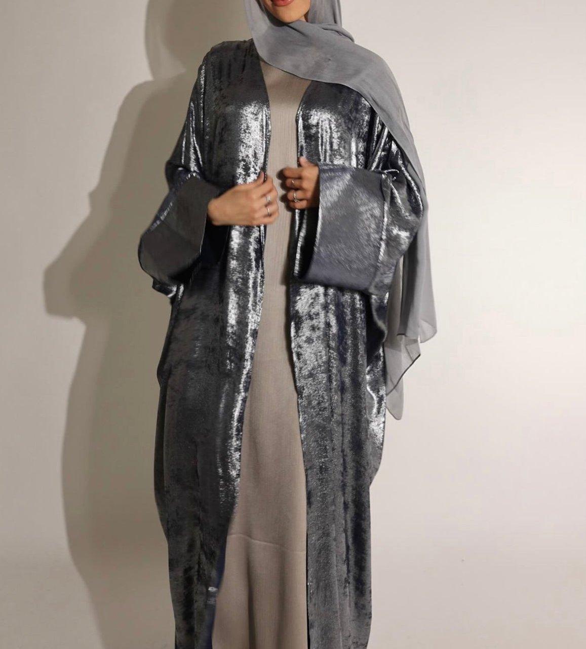 Her Highness - Slit Sleeve Sheen Abaya