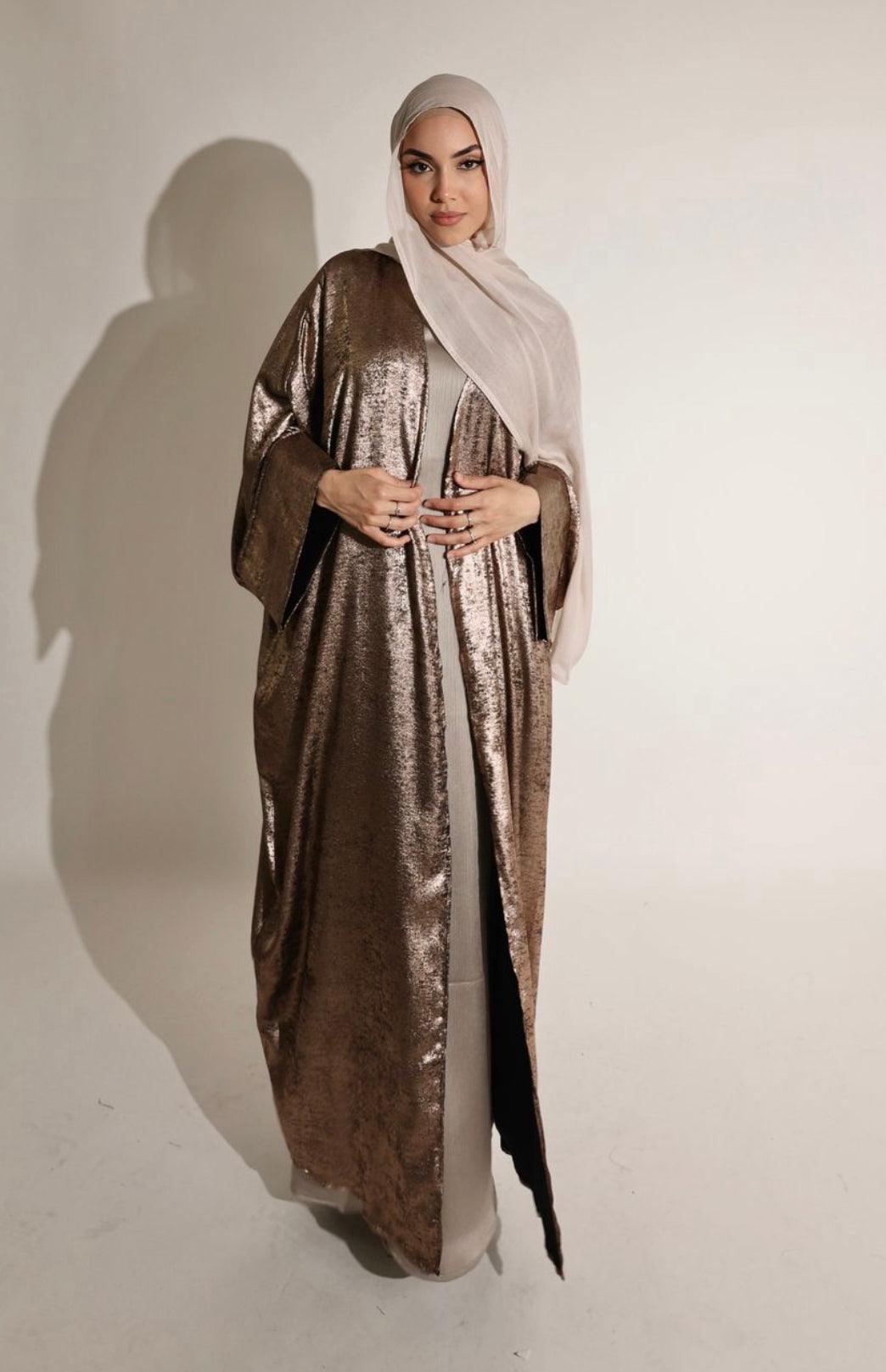 Her Highness - Slit Sleeve Sheen Abaya