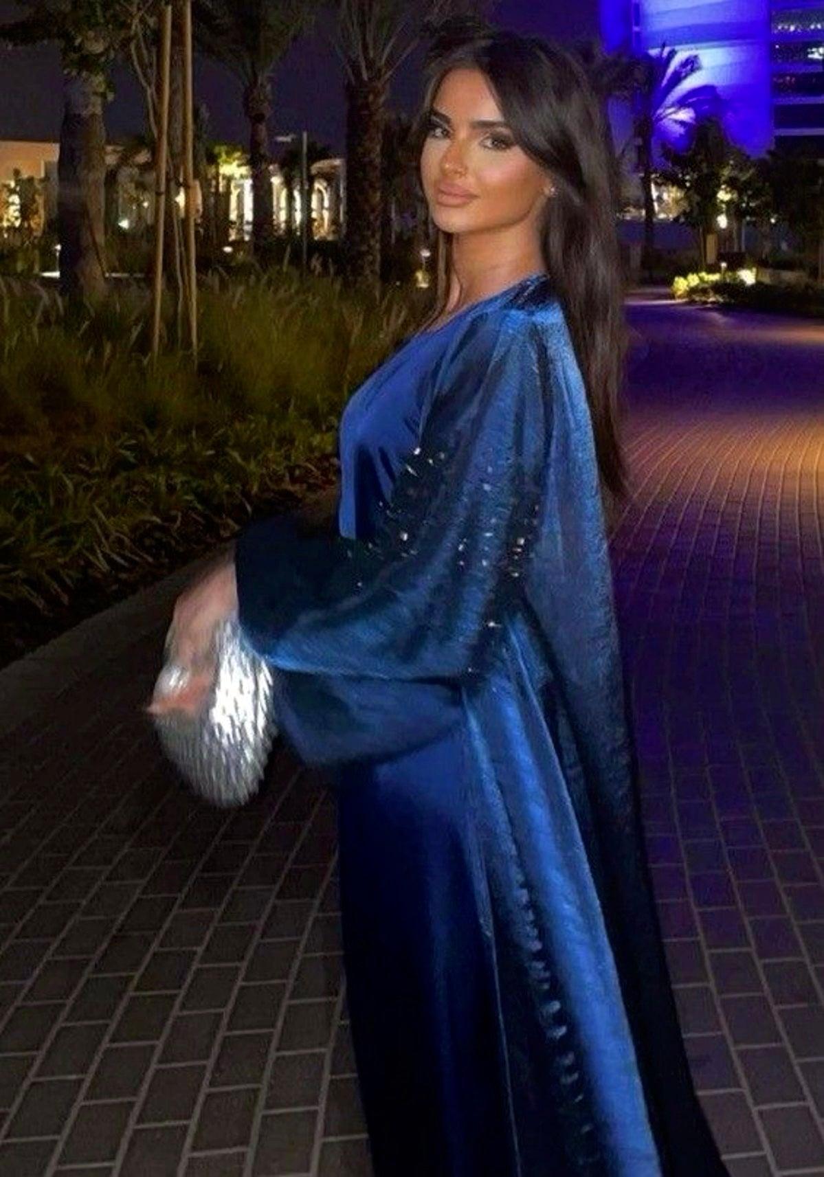 Starry Eyed - Beaded Abaya Set