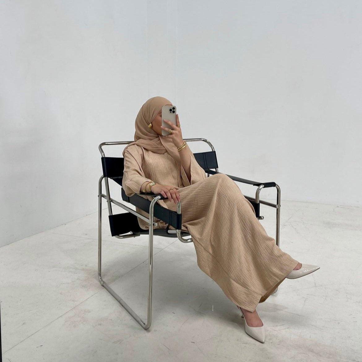 Hind Crepe Line Kaftan