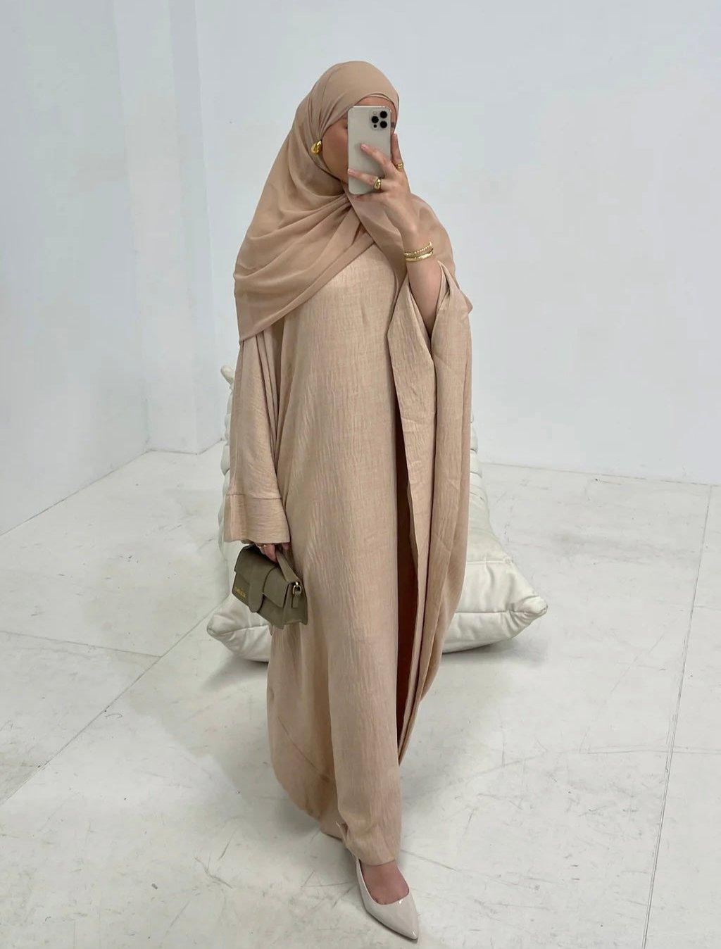 Hind Crepe Line Kaftan