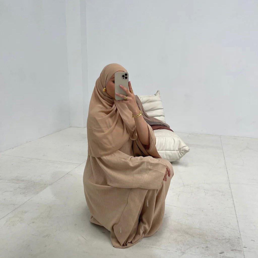 Hind Crepe Line Kaftan