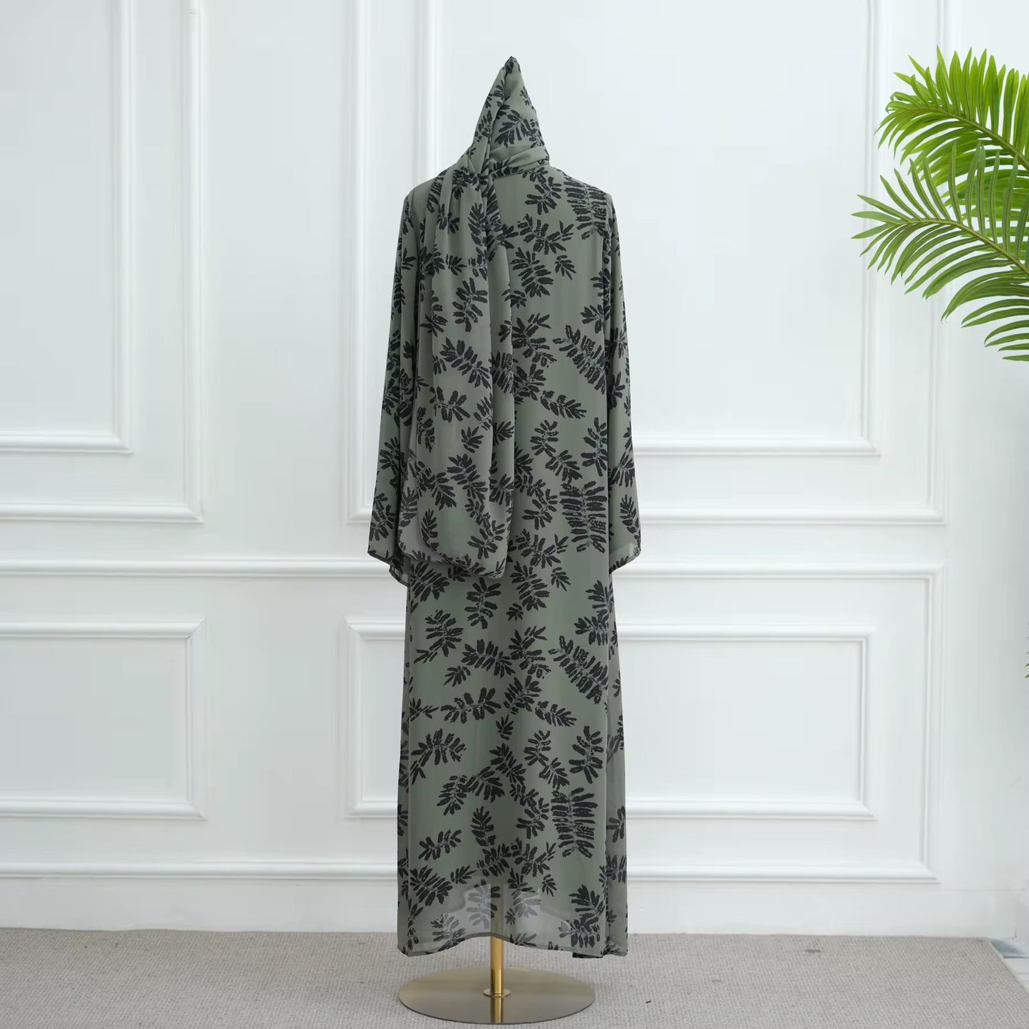 Rawdah Floral Abaya