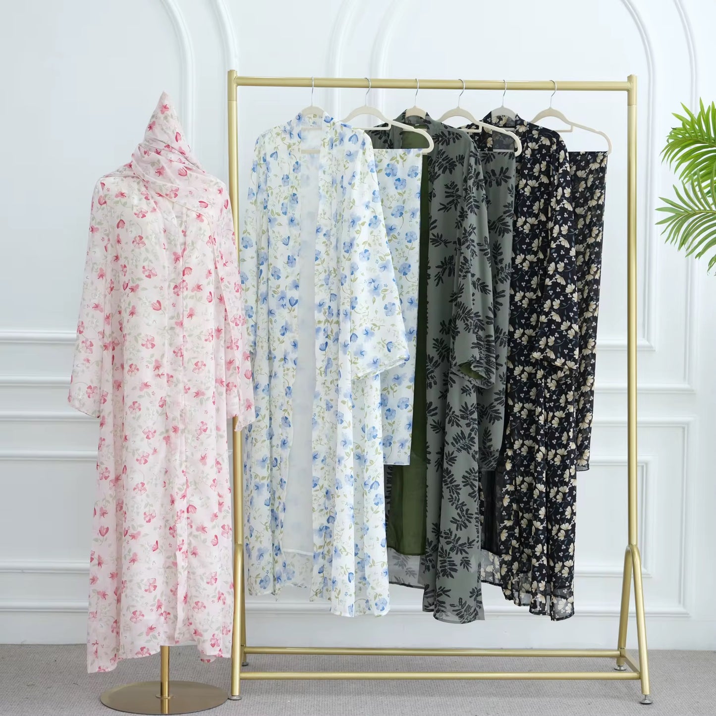 Rawdah Floral Abaya