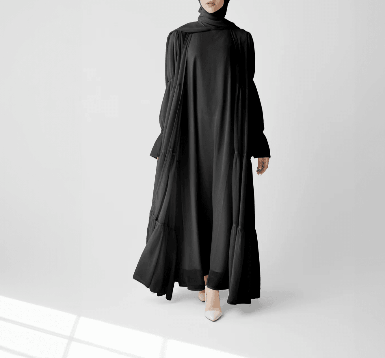 Flowy Chiffon Dress Set