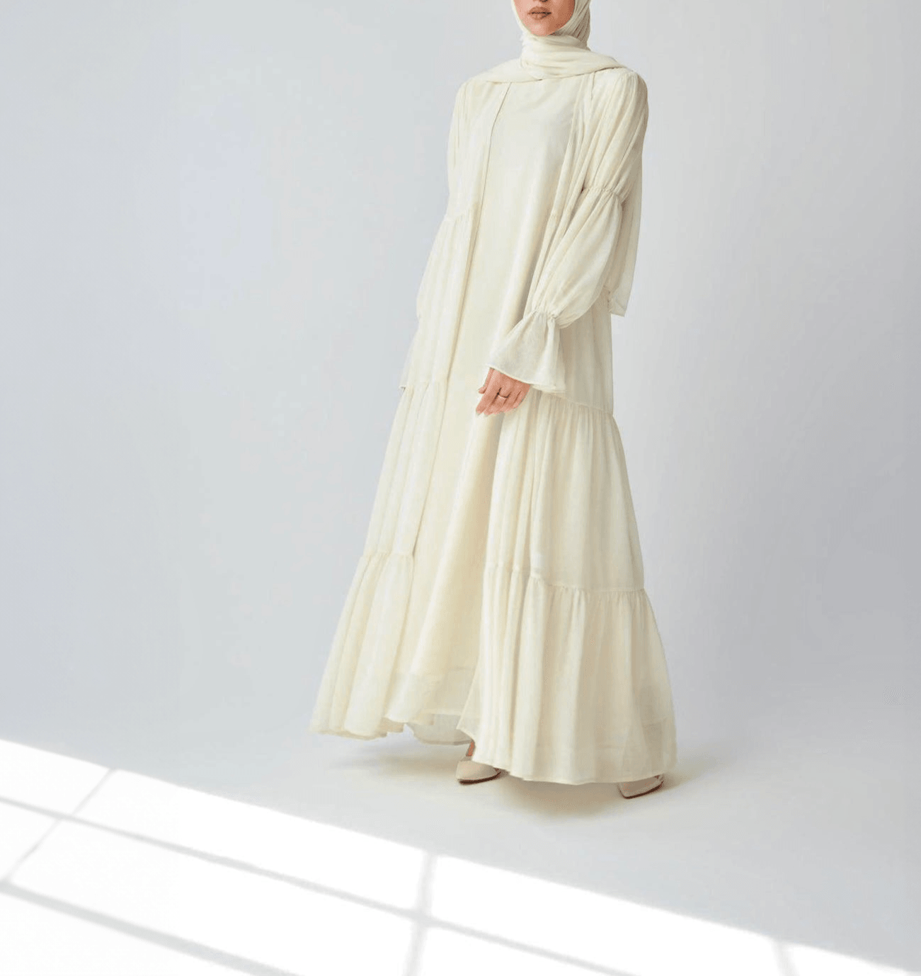 Flowy Chiffon Dress Set