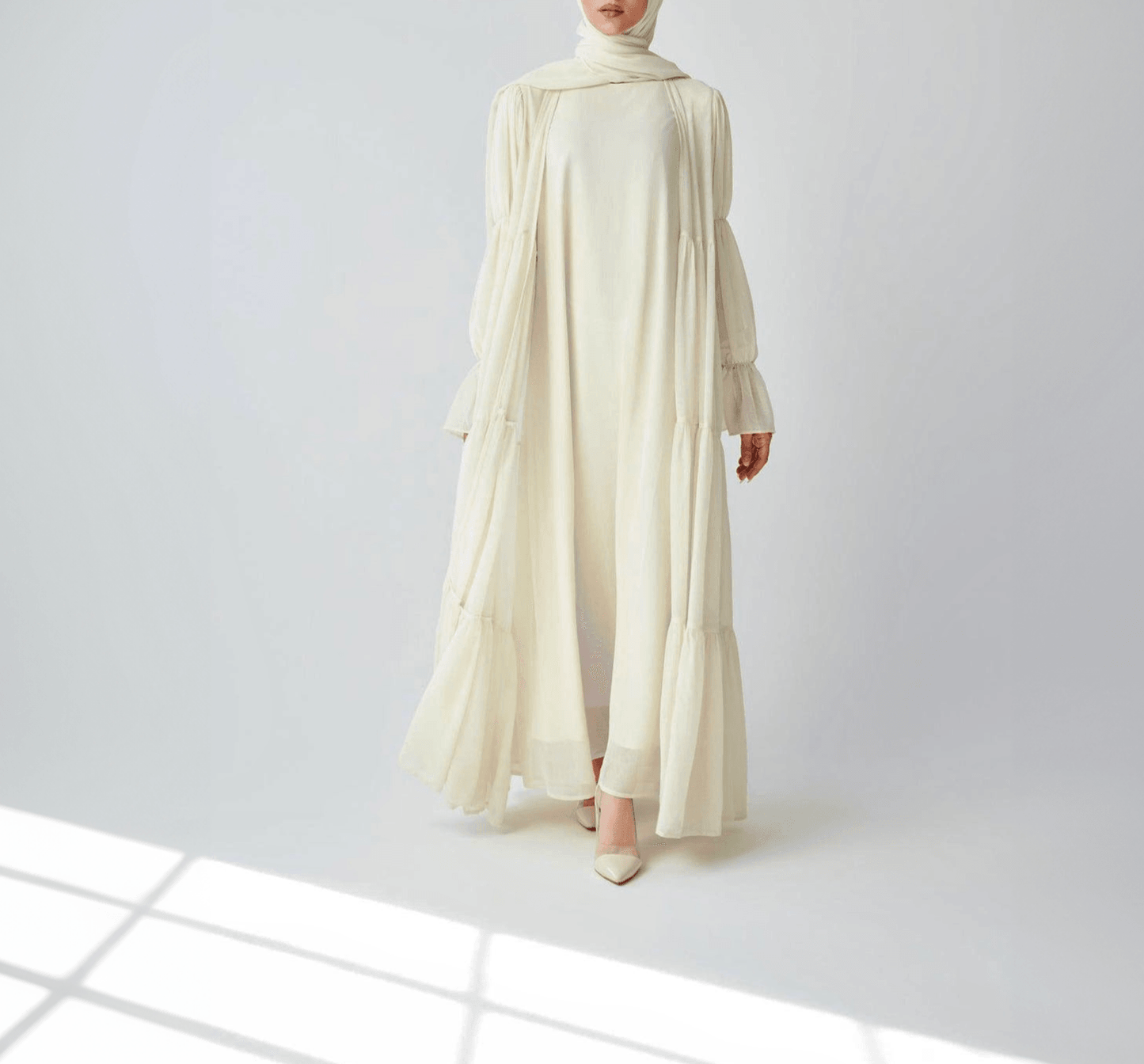Flowy Chiffon Dress Set