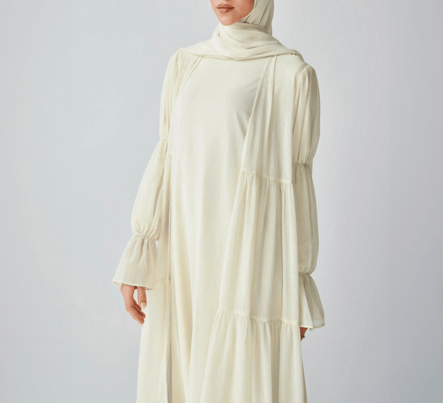 Flowy Chiffon Dress Set