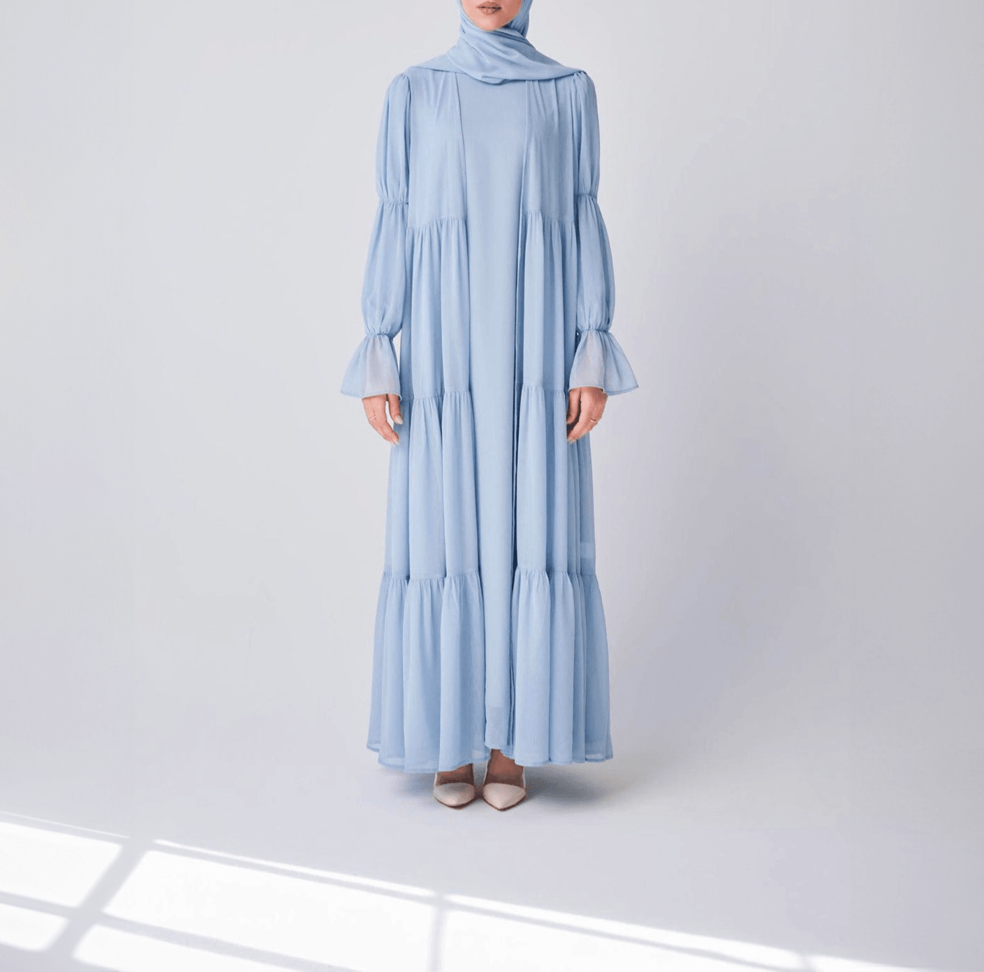 Flowy Chiffon Dress Set