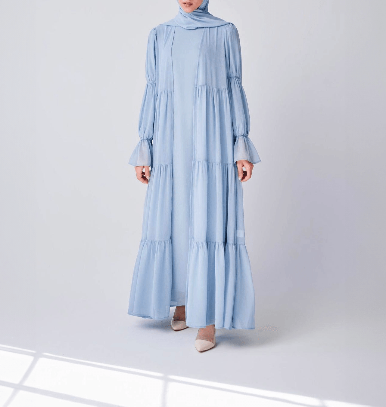 Flowy Chiffon Dress Set