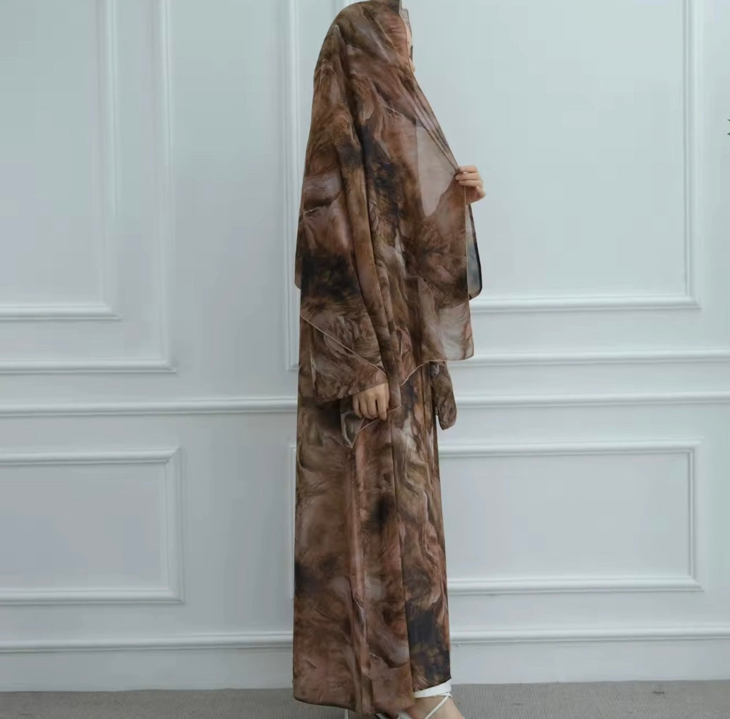Bahr Marmar Marble Abaya Set