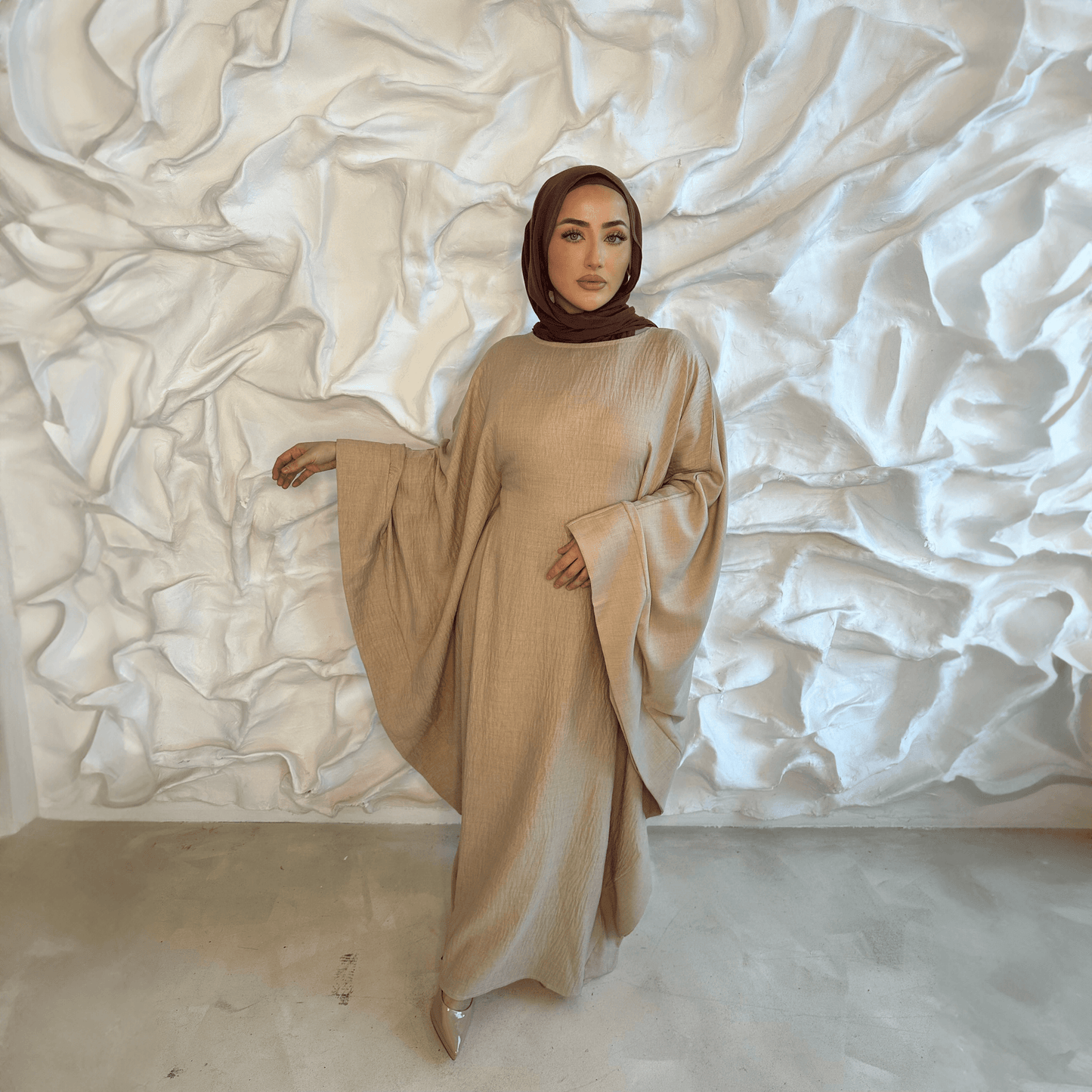 Hind Crepe Line Kaftan
