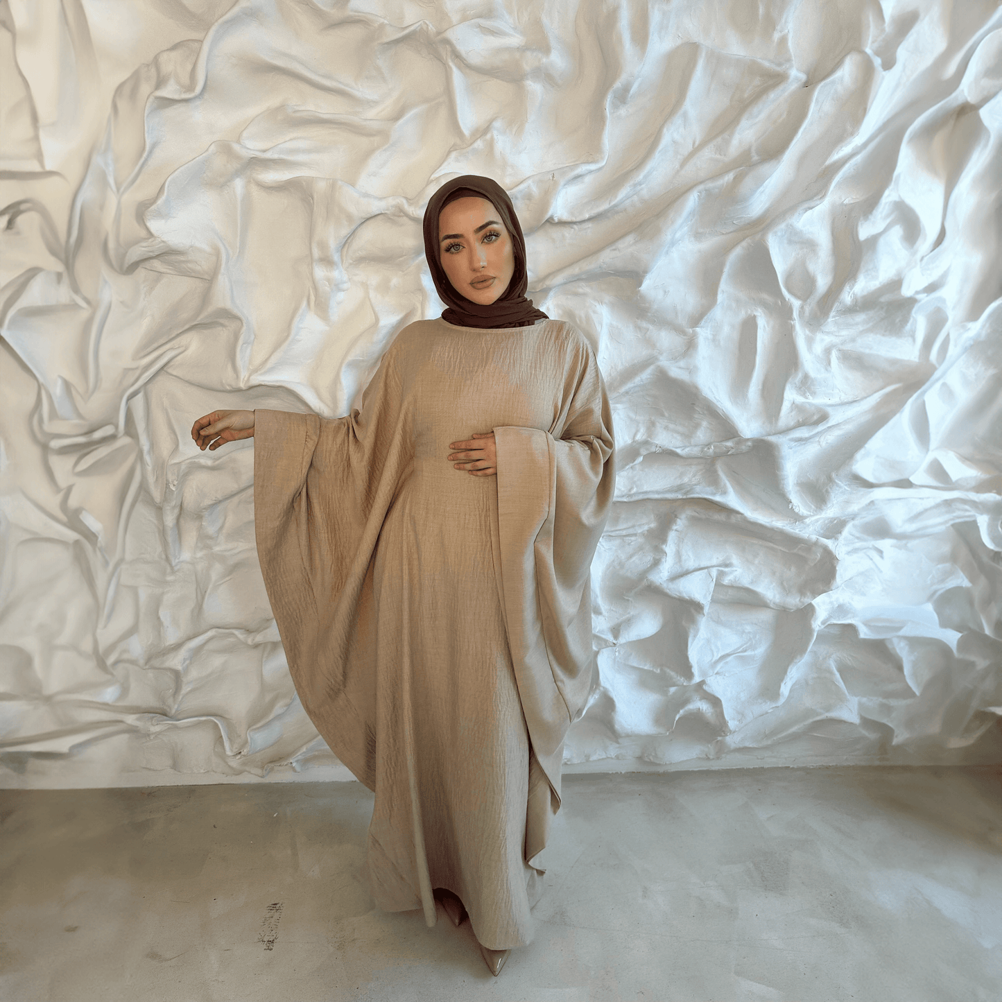 Hind Crepe Line Kaftan