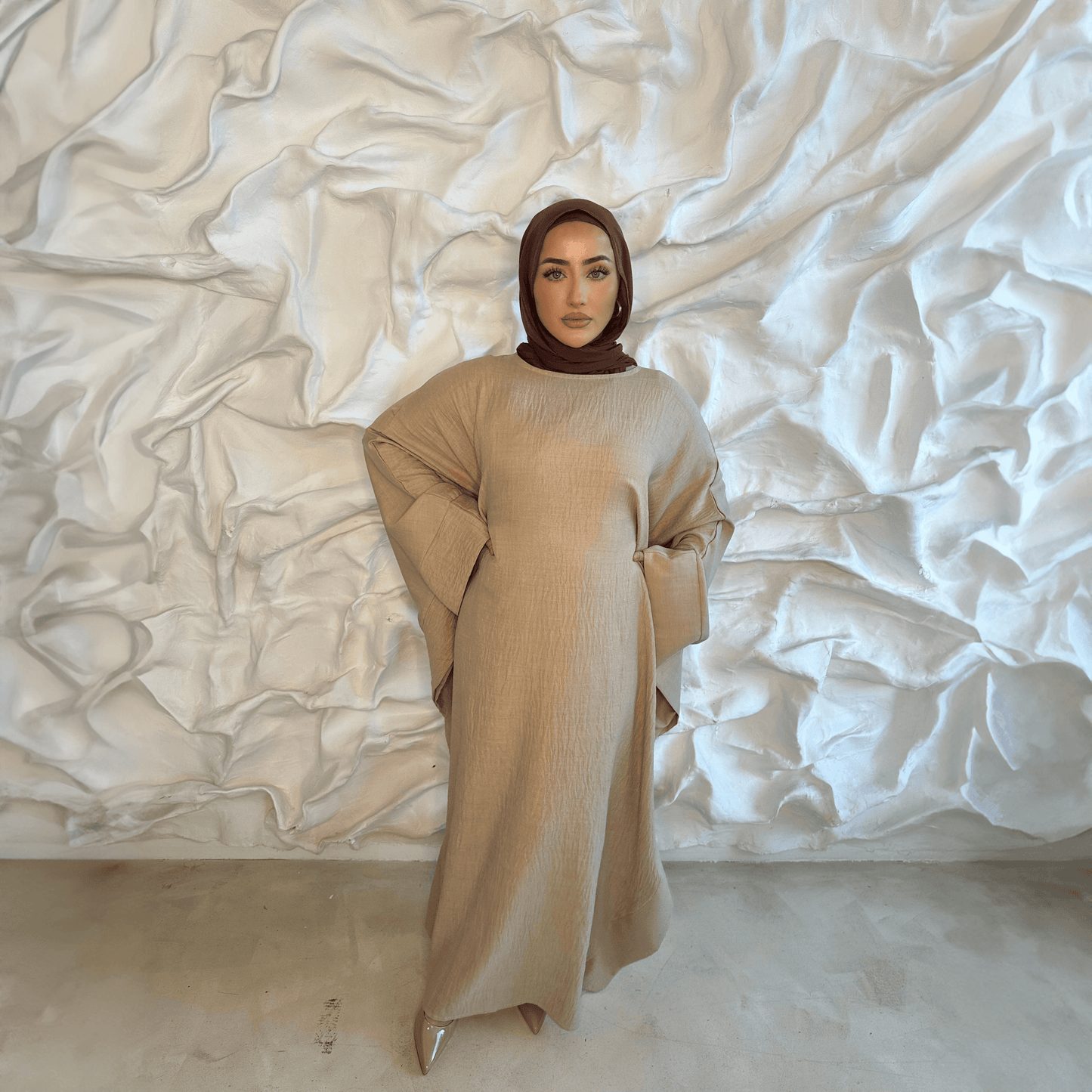 Hind Crepe Line Kaftan