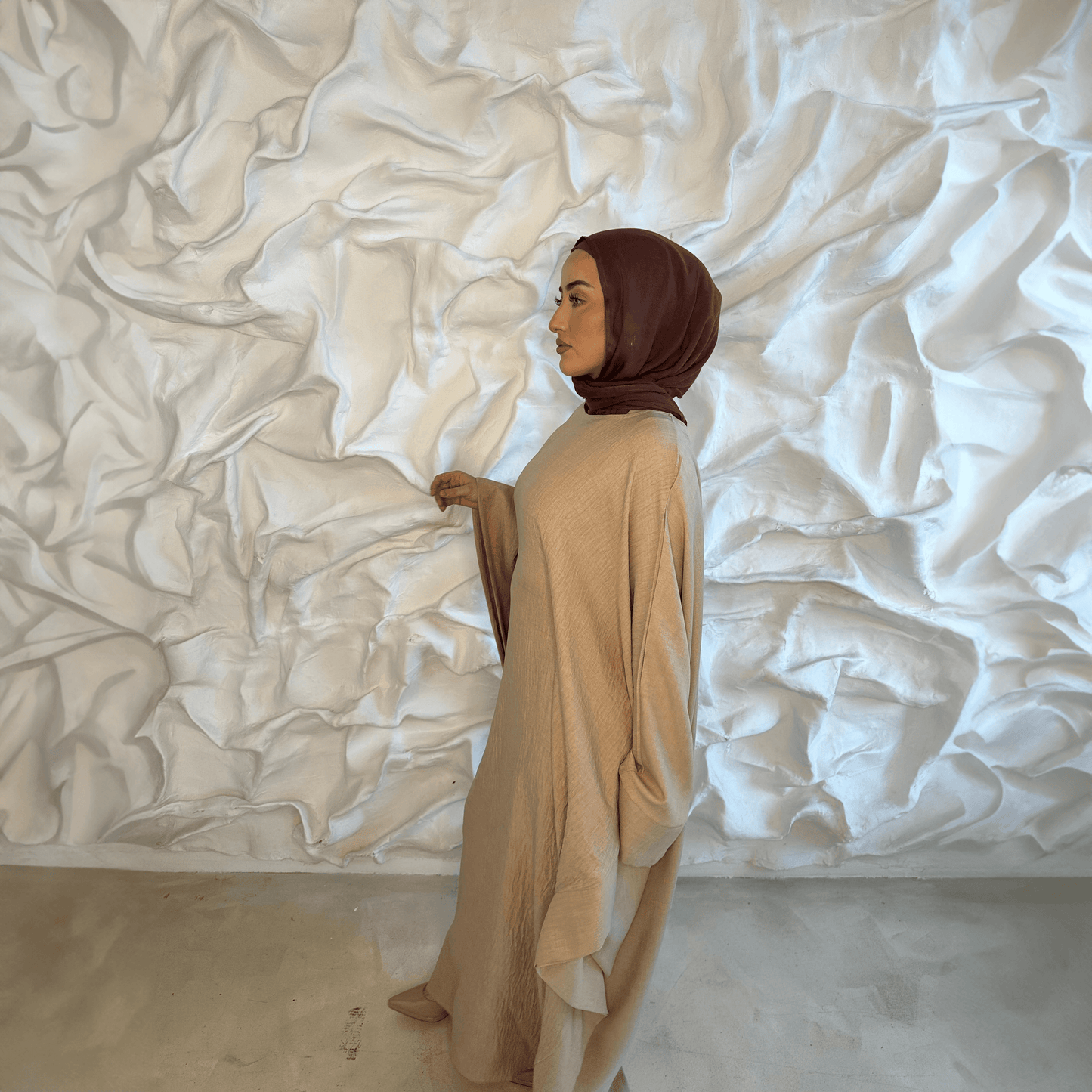 Hind Crepe Line Kaftan