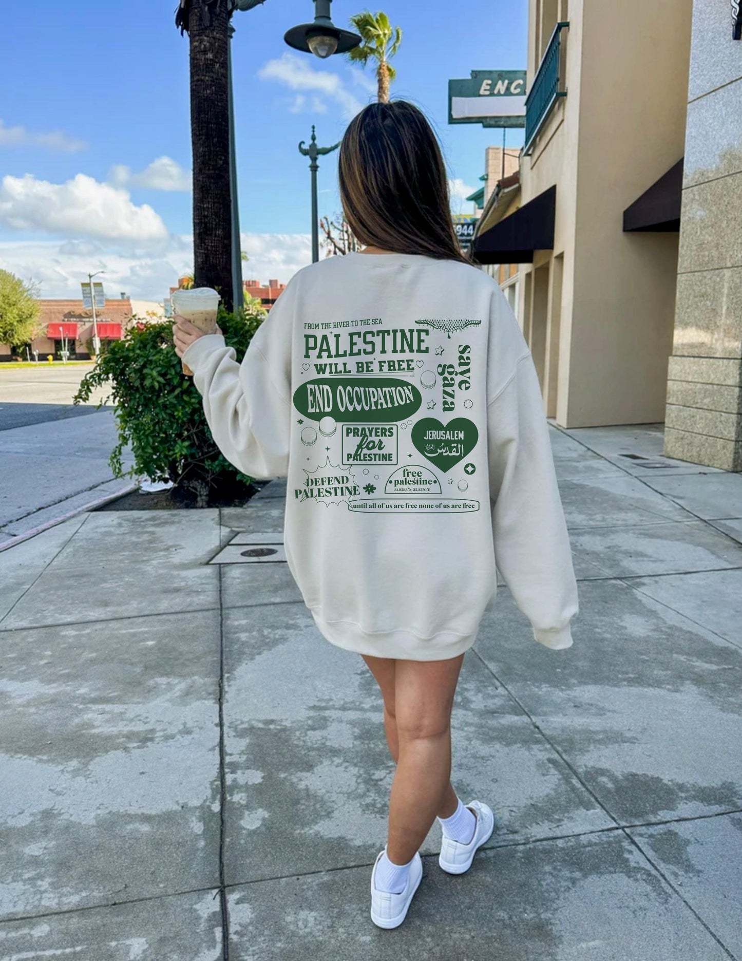 "From the River to the Sea" - Sweater