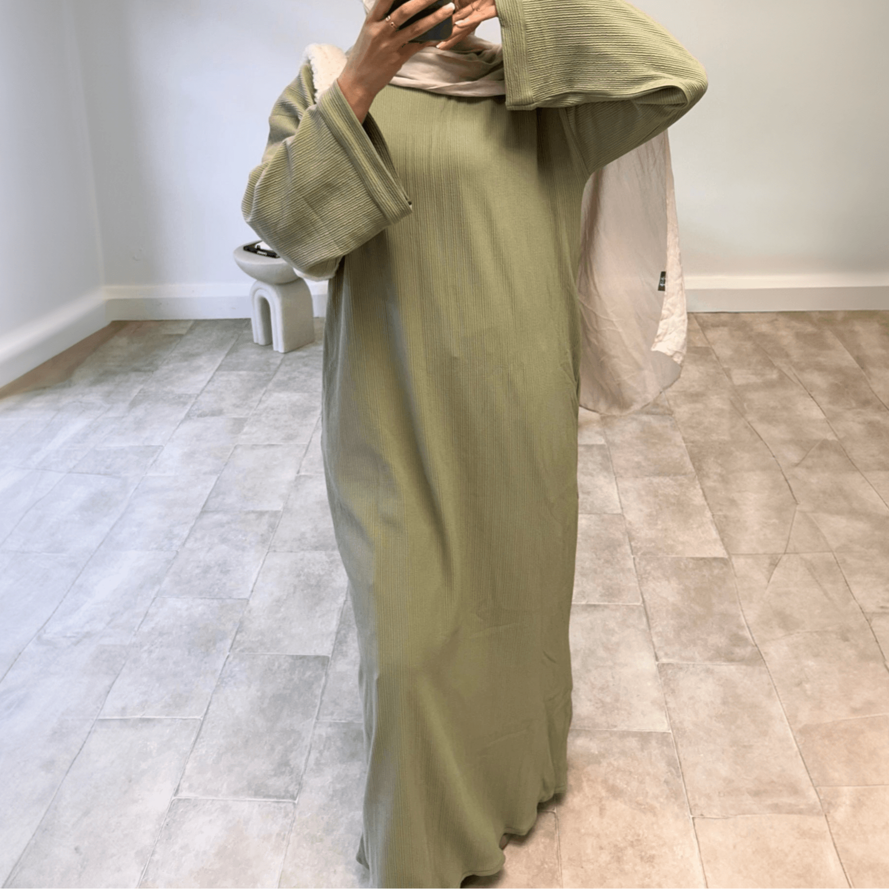 corduroy dress woman winter corduroy dresses women Corduroy Dress for Women, Ladies Winter Long Dress, Long Sleeve Thick Casual Dress S / Green
