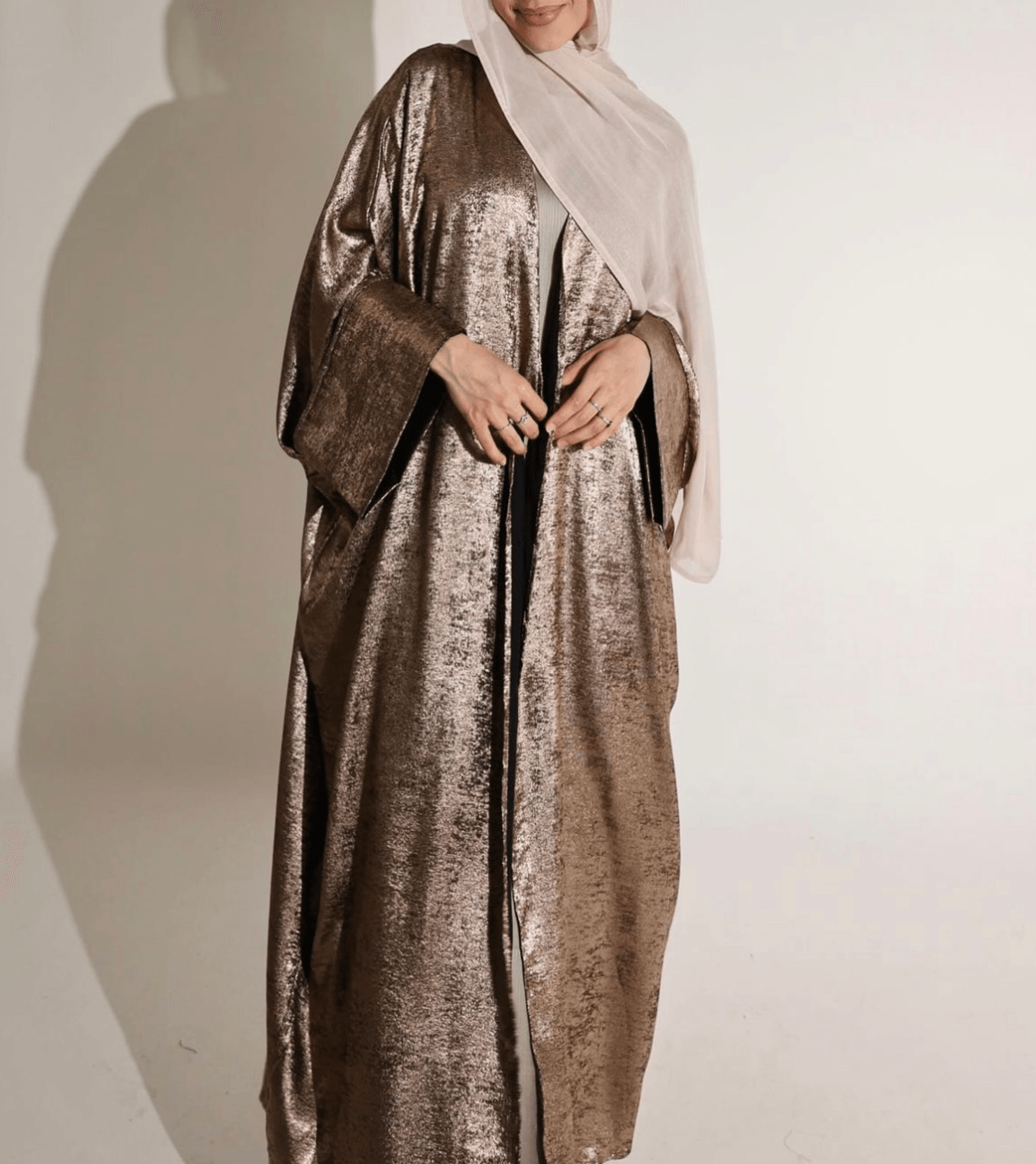 Her Highness - Slit Sleeve Sheen Abaya