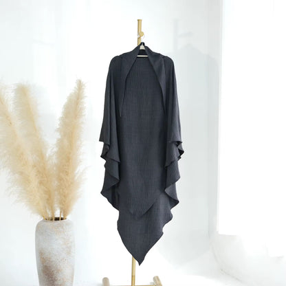 Crepe Triangle Khimar