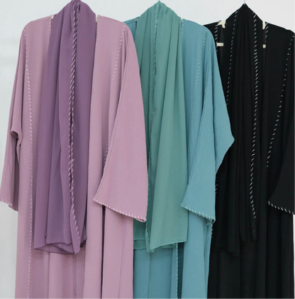 Mira Minimal Thread Abaya