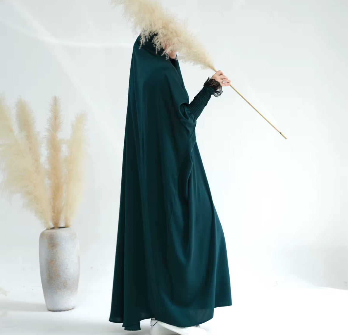 Lace Sleeve Jilbab
