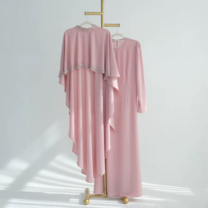 Starry Night Cloak - Gem Lined Dress Set