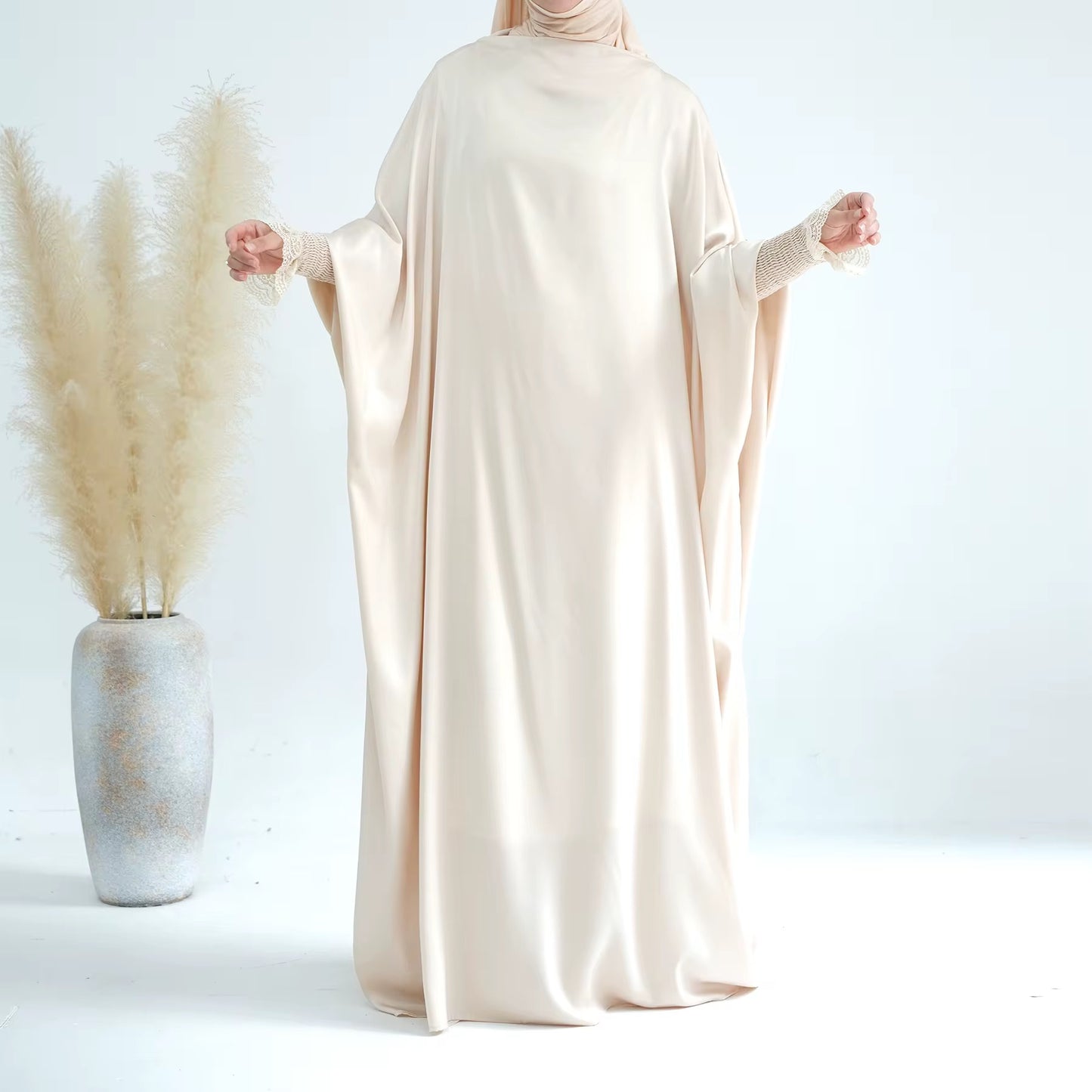 Lace Sleeve Jilbab