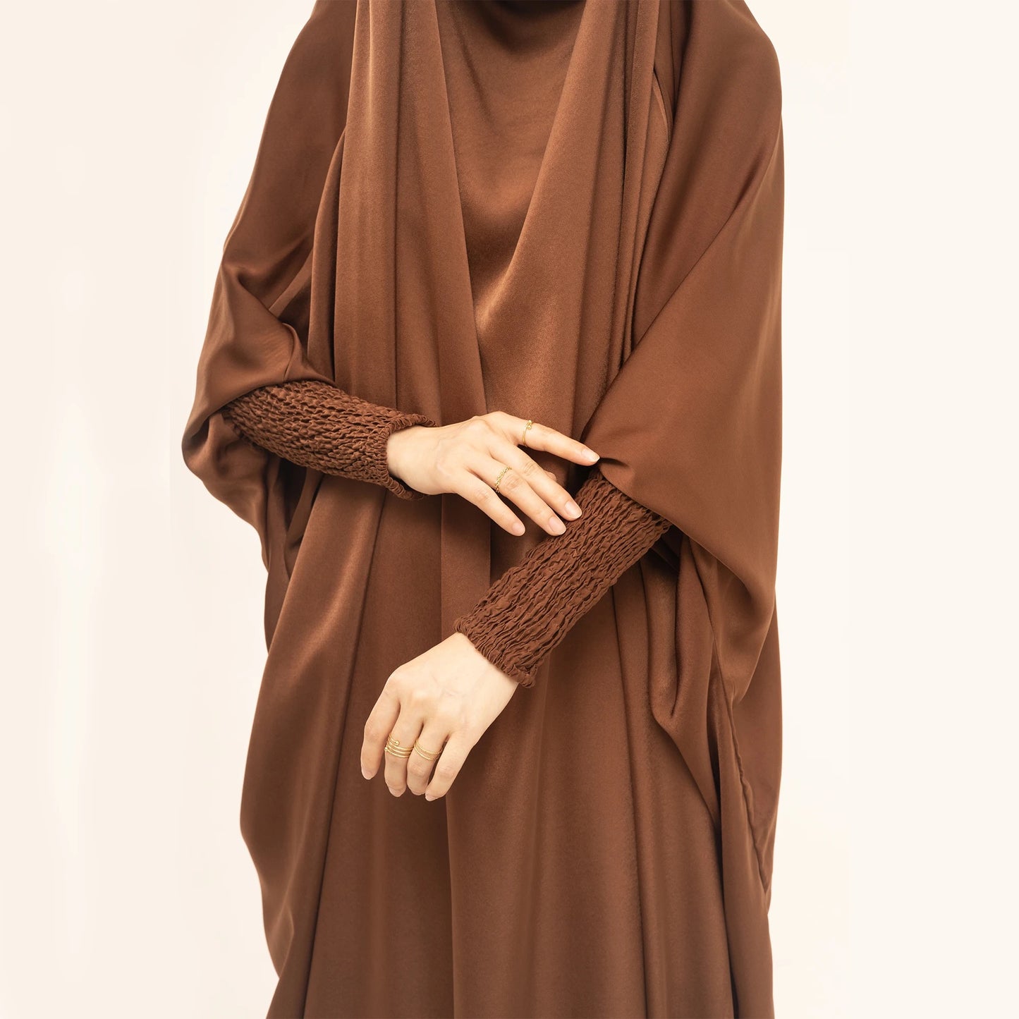 Nawal Ruffle Sleeve Jilbab