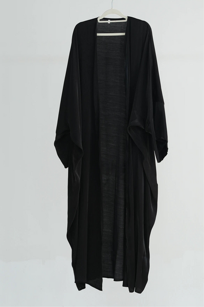 Shimmer Slit-Sleeve Abaya