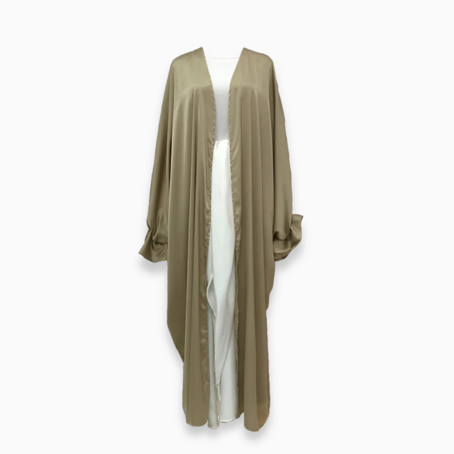 Zara Satin Petal Sleeve Abaya