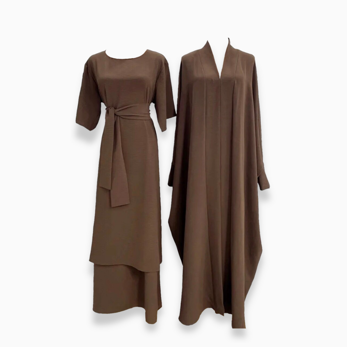 Riham Layered Abaya Set