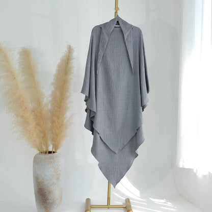 Crepe Triangle Khimar