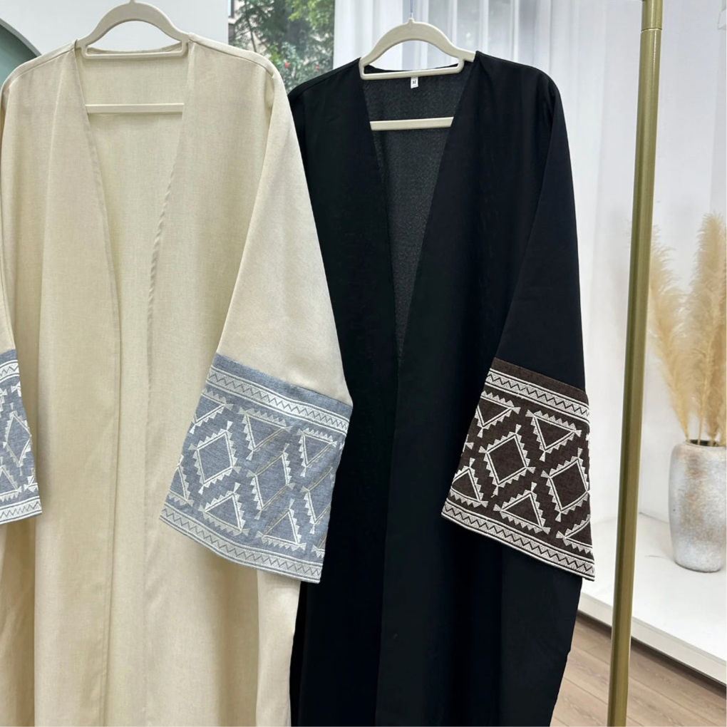 Karima Embroidered Sleeve Abaya