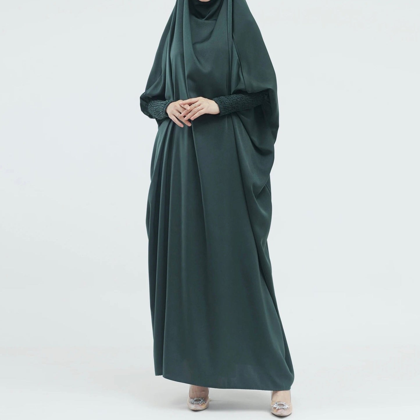 Nawal Ruffle Sleeve Jilbab