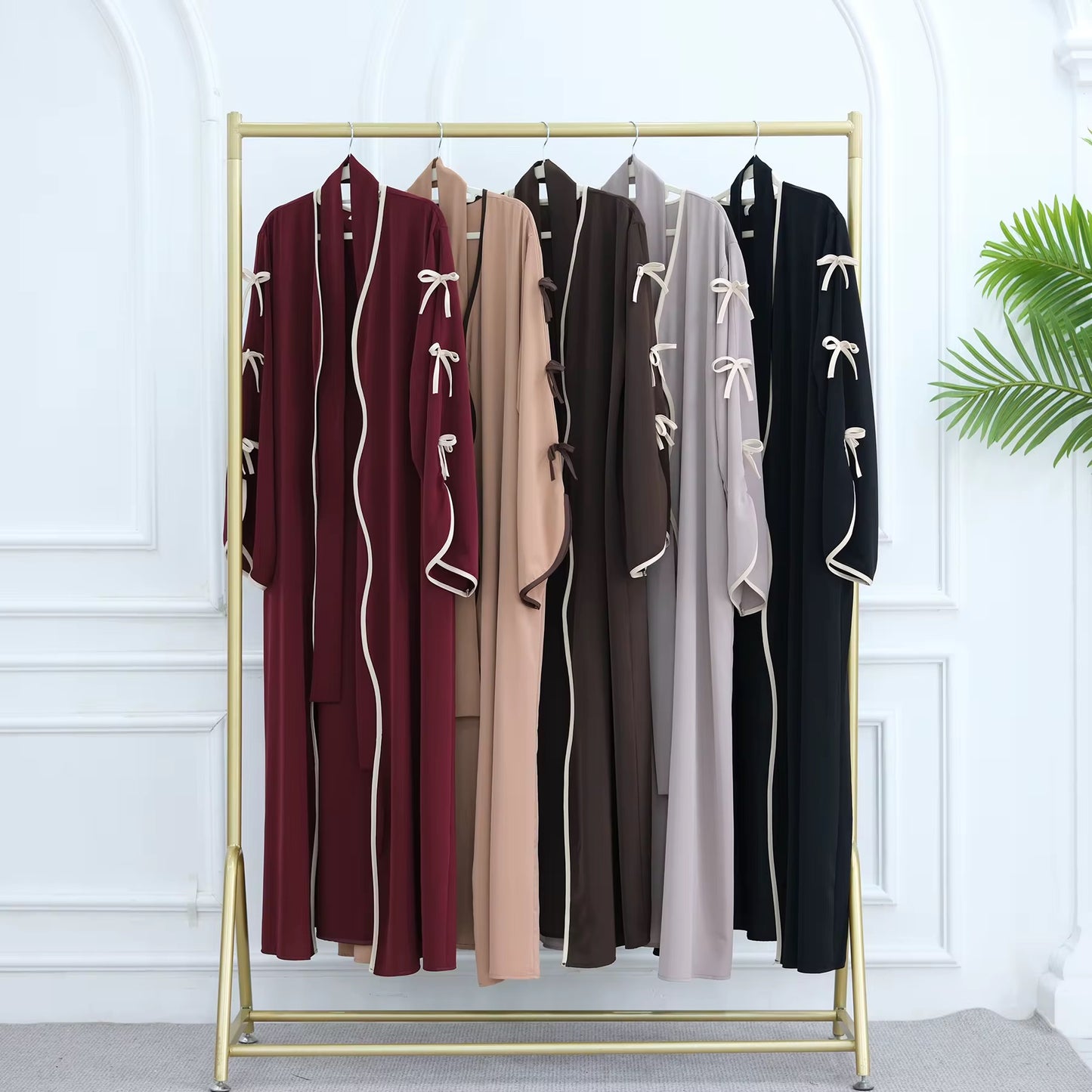 Reem - Bow Detail Abaya Set
