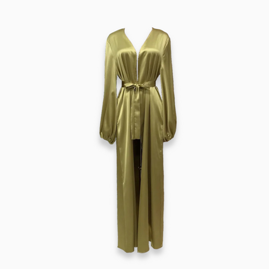 Satin Balloon Sleeve - Outer Abaya