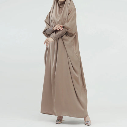 Nawal Ruffle Sleeve Jilbab